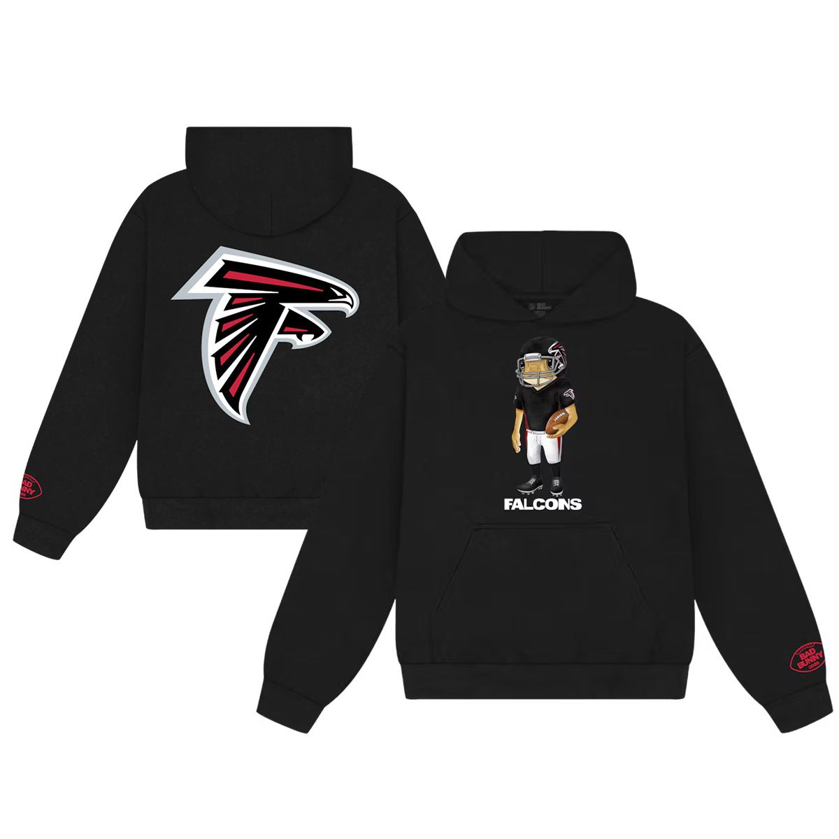 Men 2026 NFL Atlanta Falcons hoodie black 0011